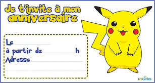 Invitation Anniversaire Pokemon Pikachu A Imprimer La Voici L Ico Cartes Invitation Anniversaire Enfant Invitation Anniversaire Enfant Invitation Anniversaire