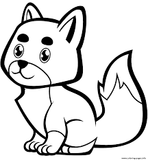 Check spelling or type a new query. Cute Baby Fox Coloring Pages Printable