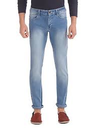 Buy Men Slim Fit Washed Jeans Online At Nnnow Com
