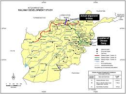 Rail transport by country or region. Jungle Maps Railway Map Of Afghanistan