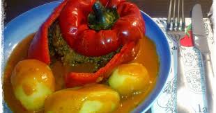 Die Gefullte Paprika Aus Meinem Dr Oetker Schulkochbuch Gehort Auf Jeden Fall Zu Unseren Lieblings Gefullte Paprikaschoten Rezepte Gesund Lebensmittel Essen