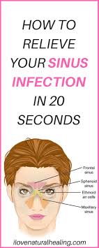 How To Relieve Your Sinus Infection In 20 Seconds I Love Natural Healing Sinus Infection Remedies Sinusitis Natural Healing Remedies