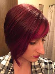 Red Hair Asymmetrical Bob Long Hair Styles Red Hair Hair