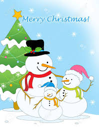 In the same way, there is no better time for friends and family to come together развернуть. Merry Christmas Greeting Card With Cute Little Snowman Family Stock Photo Picture And Royalty Free Image Image 38807819
