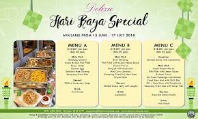 Hari raya kian menjelang tiba. Hari Raya Buffet Menu Is Out Now Delizio Catering Facebook