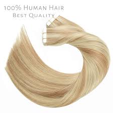 Shop 100% human virgin hair extensions(brazilian, peruvian, malaysian) online with best quality. Buy Lacerhair Natural Hair Extensions Remy Tape In Human Hair Extensions Dip Dyed Balayage Seamless Pu Skin Weft 100 Real Virgin Hair Ombre Golden Blond Color Double Side 50g 20pcs Set 14 Inch