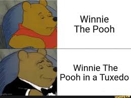 Winnie The Pooh Winnie The Pooh In A Tuxedo