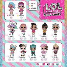 The bling series has 7 surprises inside and they. Lol Surprise Dolls Bling Series With 7 Surprises Multicolor For Sale Online Ebay