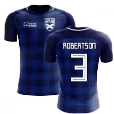 Elegantes schottland 2020 auswärtstrikot enthüllt. 2020 2021 Schottland Tartan Konzept Fussball Shirt Robertson 3 Fruugo Lu