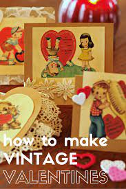 See more ideas about christmas crafts, recycle christmas cards, christmas cards. How To Make A Vintage Valentine S Day Card Cleverly Simple