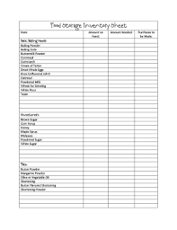 Having detailed prep lists can make your kitchen and staff more organized, consistently prepped & ready for service. 22 Printable Food Inventory Forms And Templates Fillable Samples In Pdf Word To Download Pdffiller