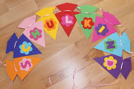 1 Schultag Tolle Girlande Zur Einschulung Diy Schule Einschulung Einschulung Feier