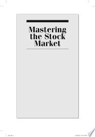 Mastering The Stock Market Pdf Download In 2020 Marketing Pdf Stock Market Economics Books