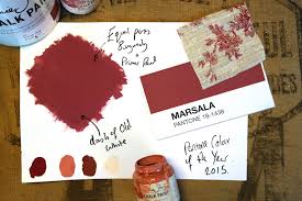 Pantone Colour Of The Year Marsala Inspires New Paint Shade