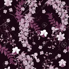Find floral and flower print fabric at fabric.com! Monotone Flower Pattern On Dark Purple Motifs Scattered Random Seamless Vector Texture For Fashion Prints In Hand Drawn Style Bergundy Background Royalty Free Cliparts Vectors And Stock Illustration Image 93263503