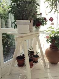 Blombord Benbock Finnvard Ikea Mdf Som Bordsskiva Blumentisch Tischplatten Kreativ Raum