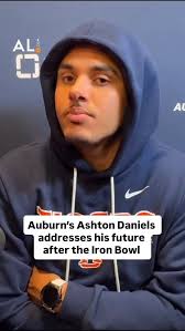 Ashton Daniels says he would “100 percent” like to stay at Auburn next  season #WarEagle