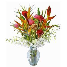 Send flowers online with our fresh flower delivery!our tropical island collections are unique designs that reflect the magical floral elegance of each hawaiian island. Hawaiian Flowers Tropical Bouquets Blooms Of Hawaii