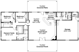 Simple ranch style house plans. Simple Rectangle Shaped House Plans Square Or Rectangular Items Objects Modern And Floor For Ra Ranch House Floor Plans Farmhouse Floor Plans Floor Plans Ranch