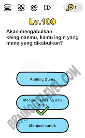 Kamu bisa lihat di tautan ini.nah seperti janji caragame sebelumya, ini adalah lanjutan kunci jawaban brain out level penghabisan. Akan Mengabulkan Keinginanmu Kamu Ingin Yang Mana Yang Dikabulkan