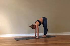 Gymnastics headstand progressions key 3 headstand box shape on a mat, lower forehead to mat to create triangle with hands. Abs Exercises To Help Yogis Conquer Handstands Well Good