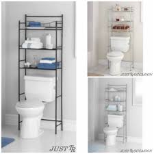 Bathroom Storage Shelf Organizer Over The Toilet 3 Tier Rack Towel Bronze Metal Shelves Over Toilet Bathroom Storage Shelves Bathroom Storage Over Toilet