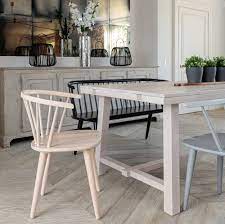 Certainly no mdf, veneer, laminate utilised in our products. Kitsilano 2 2m Extending Solid Oak Dining Table Set Whitewash
