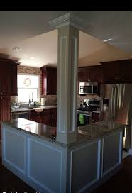open floor plan kitchen, knock down