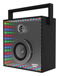 Sharper Image Sbt3005bk Infinity Lights Mirror Bluetooth Wireless Speaker With Lights Colorful Le Infinity Lights Wireless Speakers Bluetooth Speakers For Sale