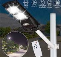 Solar street light, 10,000 lumen LED solar street light, IP65 waterproof  with PIR motion sensor, for streets, parks, gardens, courtyards, sidewalks