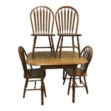 Recliners and rocking chairs 355. Vintage Used Dining Table Chair Sets For Sale Chairish