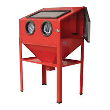 We've seen people create diy blast cabinets out of all sorts of strange materials. 40 Lb Capacity Floor Abrasive Blast Cabinet