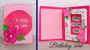 There are funny cards, sentimental cards as well as the cutest little cards you have ever seen. Diy Mother S Birthday Day Card Beautiful Handmade Birthday Card Birthday Card Idea Youtube