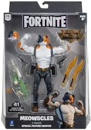 Agent peely is an epic outfit in battle royale that could be obtained as a reward from level 1 of chapter 2 season 2 battle pass. Amazon Com Fortnite Legendary Series Brawlers 1 Figure Pack 7 Inch Meowscles Action Figure Plus Accessories Toys Games