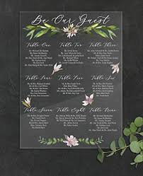 Amazon Com Seating Chart Wedding Clear Sign For Wedding