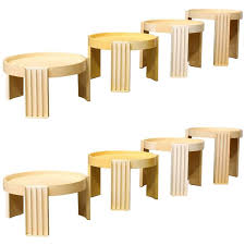 1967 Gianfranco Frattini For Cassina 8 Pieces Of Marema Stacking Tables Vintage Side Table Cassina Side Table