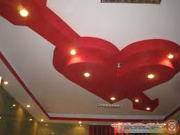 ديكور جبس غرف نوم رومانسية قلوب