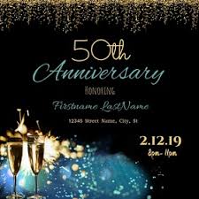 Ons ontmoeting het nie gepaard gegaan met oscar genomineerde musiek, daar was ook geen gefladder van hartsnare oor daardie eerste oog kontak nie. 5 140 50th Wedding Anniversary Customizable Design Templates Postermywall