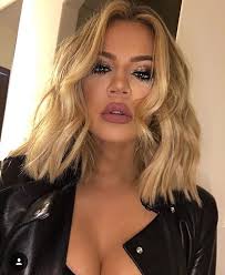 Khloe Kardashian Curly Blonde Bob Khloe Kardashian Hair Kardashian Hair Soft Waves Hair