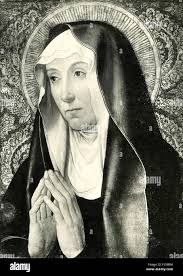 La sacra immagine: Santa Rita Foto stock