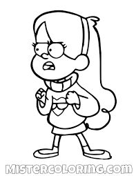 You can now print this beautiful disney gravity falls mabel coloring page or color online for free. Mabel Pines Mad Gravity Falls Coloring Pages For Kids Cizim Egitimleri Disney Cizimleri Cizim