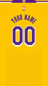 The lakers' city jersey has leaked onto the internet a couple of times now, which means you might have seen it already. Los Angeles Lakers On Twitter It S Wallpaperwednesday And We Re Back With More Custom Jerseys Lakers Nation Reply With Your Choice Of Jersey Name And Number To See If You Re Among The 200