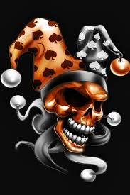 The Joker Skull Artwork Skull Wallpaper Evil Jester Fastening on to the thread can then be done quickly and safely. pinterest