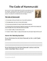 Cuneiform And The Code Of Hammurabi Double Worksheet Doubles Worksheet Worksheets Coding