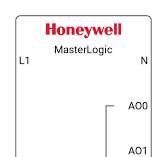 Honeywell MasterLogic ML200 2MLF-DC4S PLC AIO, 4AO ...