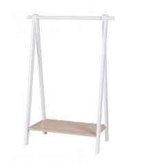 Suspendu ou sur pied ? Portant Vetements En Bois Chambre Enfant