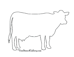 Cow Silhouette Stencil Free Stencil Gallery Silhouette Stencil Free Stencils Cow Craft