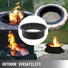 Sellers are all over the map with the names, there's little consistency. Fire Pit Ring Liner Diy Above Or In Ground 45 Inch Outside X 39 Inch I Vevor Us