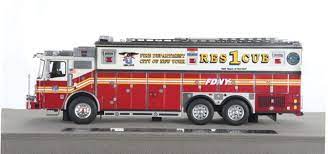Your support directly assists the men and women of the fdny to better protect new york through a number of key initiatives. Fire Replicas Fdny Rescue 1 Rolling Tribute To New York S Bravest Die Cast X