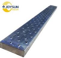 Strong Powerful Galvanized Scaffolding Steel Plank Perforated Metal Walkway  Board Construction Site Steel Platform Plank Without Hooks Catwalk with ...